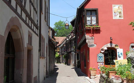 Kaysersberg - maisons traditionnelles alsaciennes