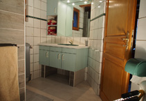 salle de bain du gite