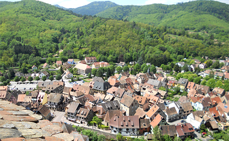 Kaysersberg - vue du Chateau