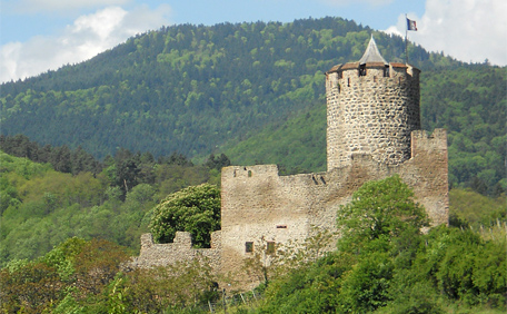 Chateau de Kaysersberg en Alsace